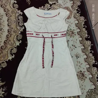 سارافون سفید زنانه مجلسی