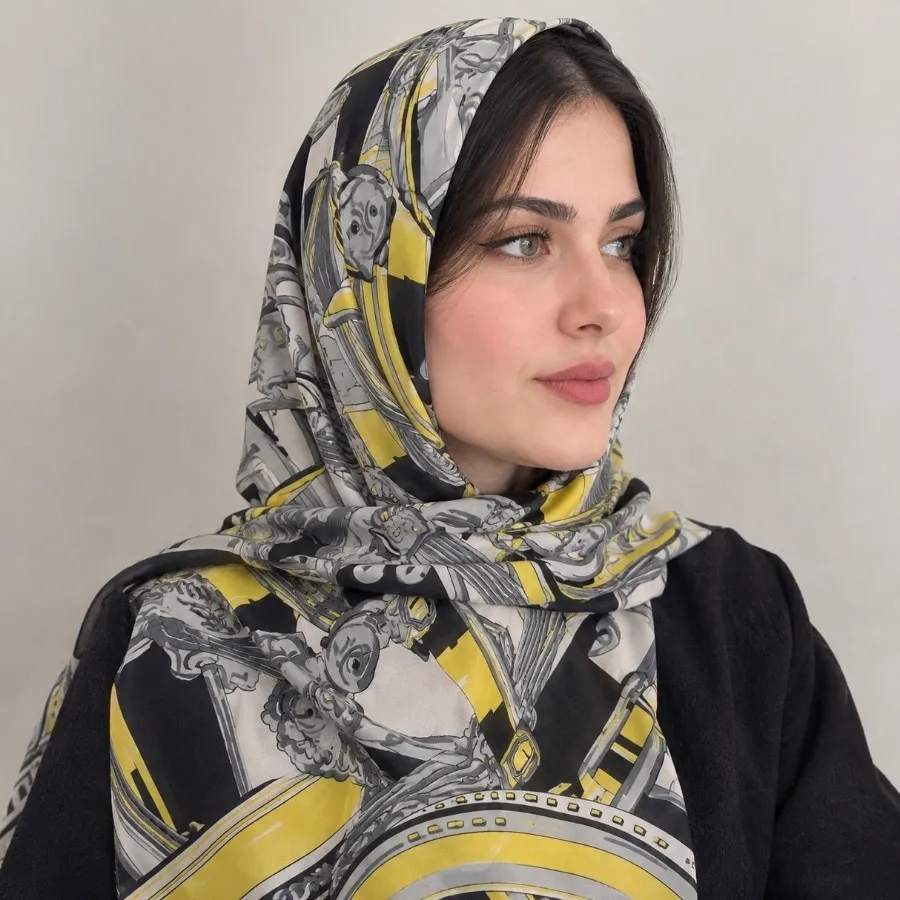 روسری قواره دار ساتن
