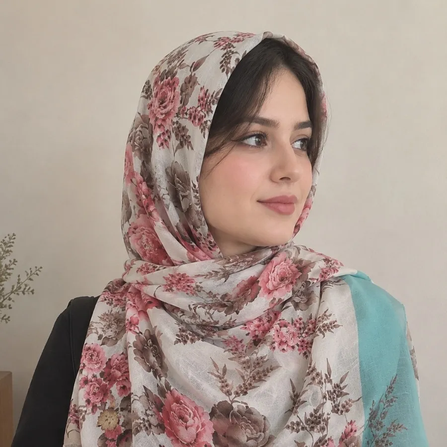 روسری ساتن ابریشم