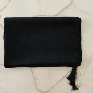 شال ژاکارد مشکی