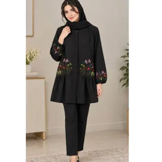مانتو گلدوزی شیک نو