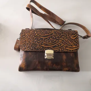 کیف دوشی چرم طبیعی