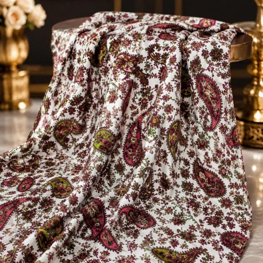 پارچه نخی گلدار