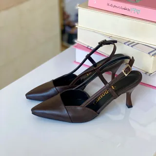 کفش قهوه ای مدل شین