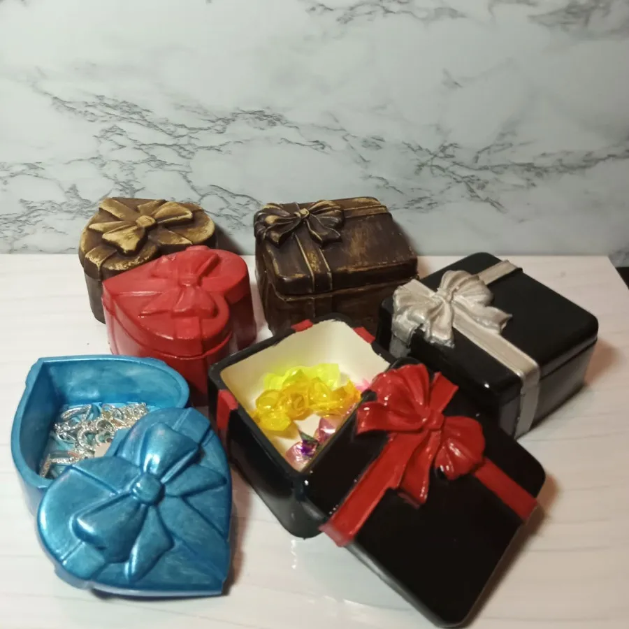 باکس جواهرات پاپیونی سنگی