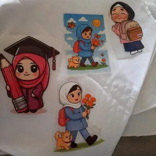 طرح روی مقنعه
