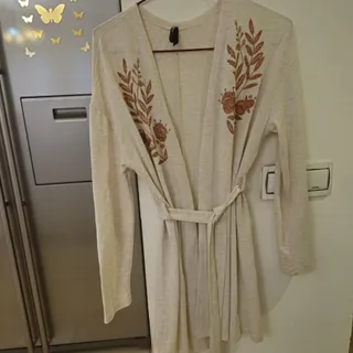 مانتو پاییزه گلدوزی دفکتو