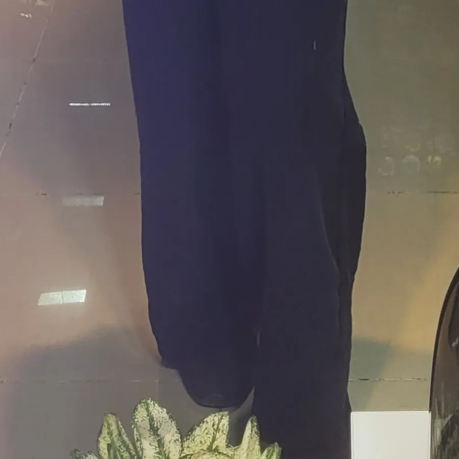 شلوار سیلک سورمه ای
