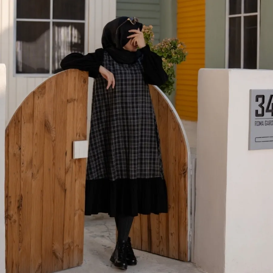 مانتو چهارخونه سایز 44ـ46