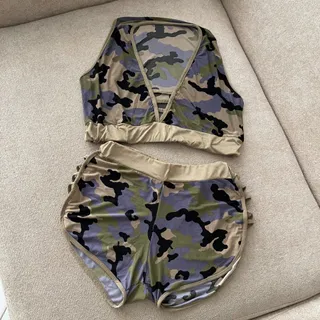 ست نیم تنه شلوارک