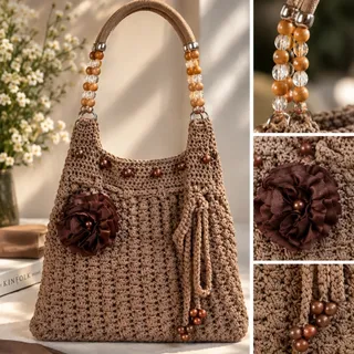 کیف مکرومه بافی