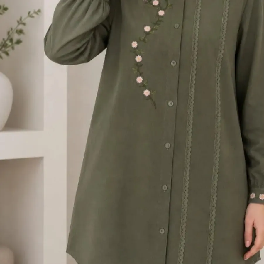 مانتو الیاف طبیعی زنانه