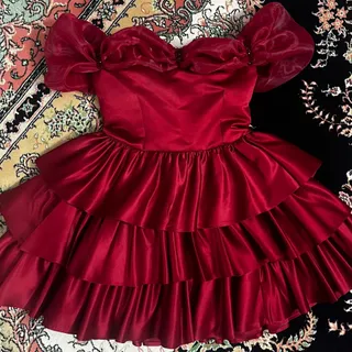 لباس مجلسی دکلته دخترانه