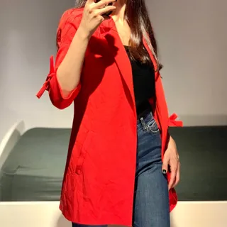 مانتو کتی قرمز