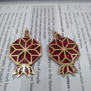 گوشواره رزینی انار