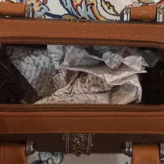 کیف قهوه ای استفاده نشده