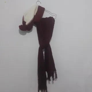 شال و کلاه بافتنی