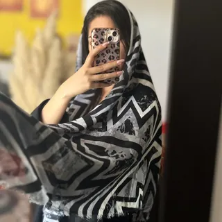 روسری بزرگ نخی
