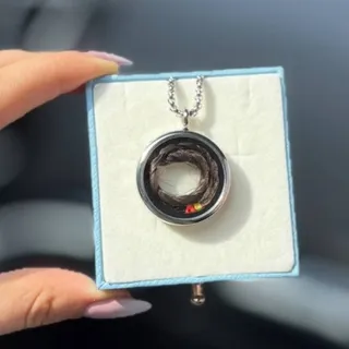 لاکت شیشه ای موی یار