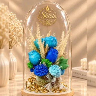 باکس شمع شیشه ای