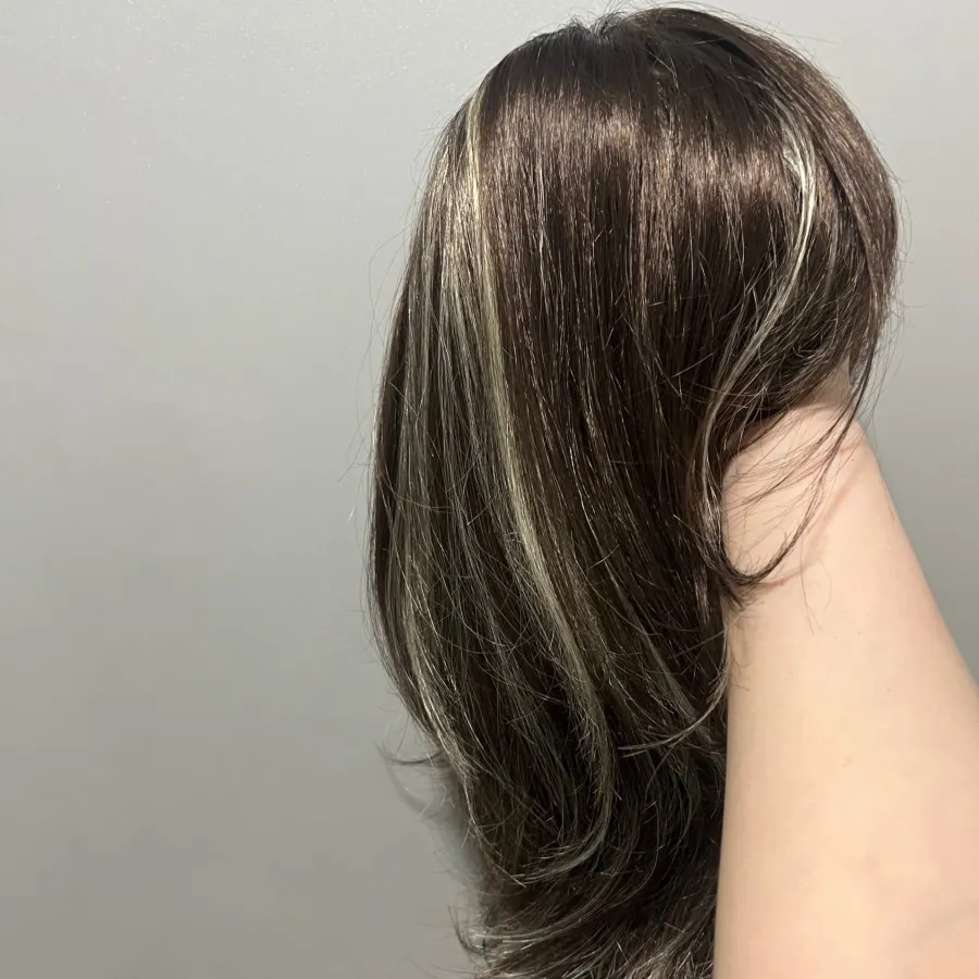کلاهگیس طبیعی فرق پوستی