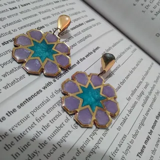 گوشواره رزینی