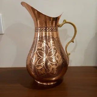 پارچ الماس تراش مس