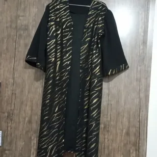 مانتوعبارویه ژاکاردطلایی