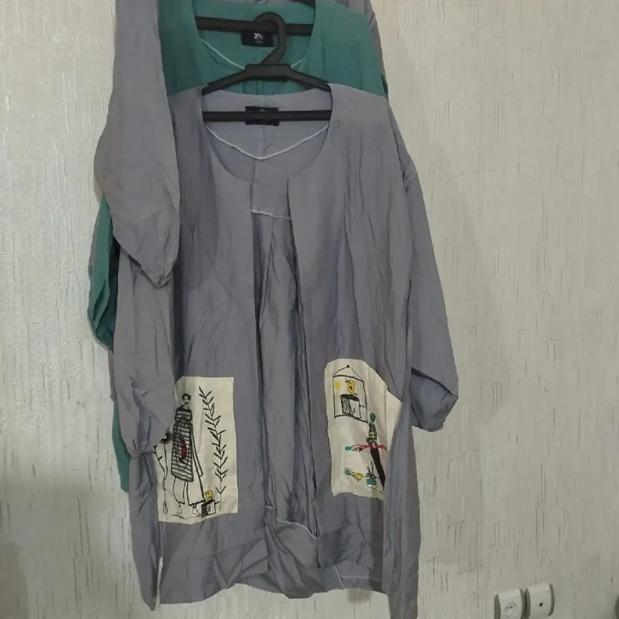 مانتو گلدوزی شده