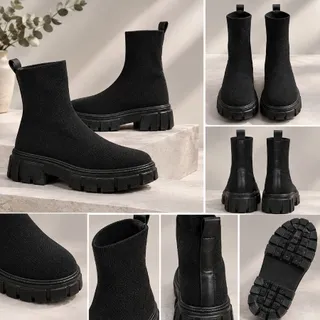 نیم بوت پارچه ای استوک