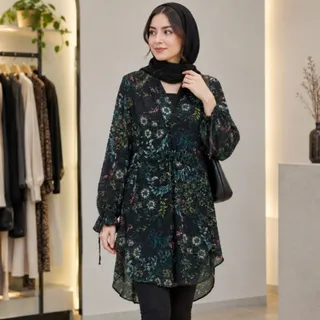 تونیک حریر شومیز