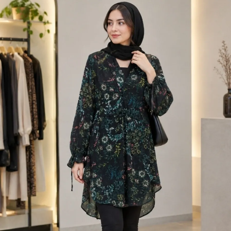 تونیک حریر شومیز