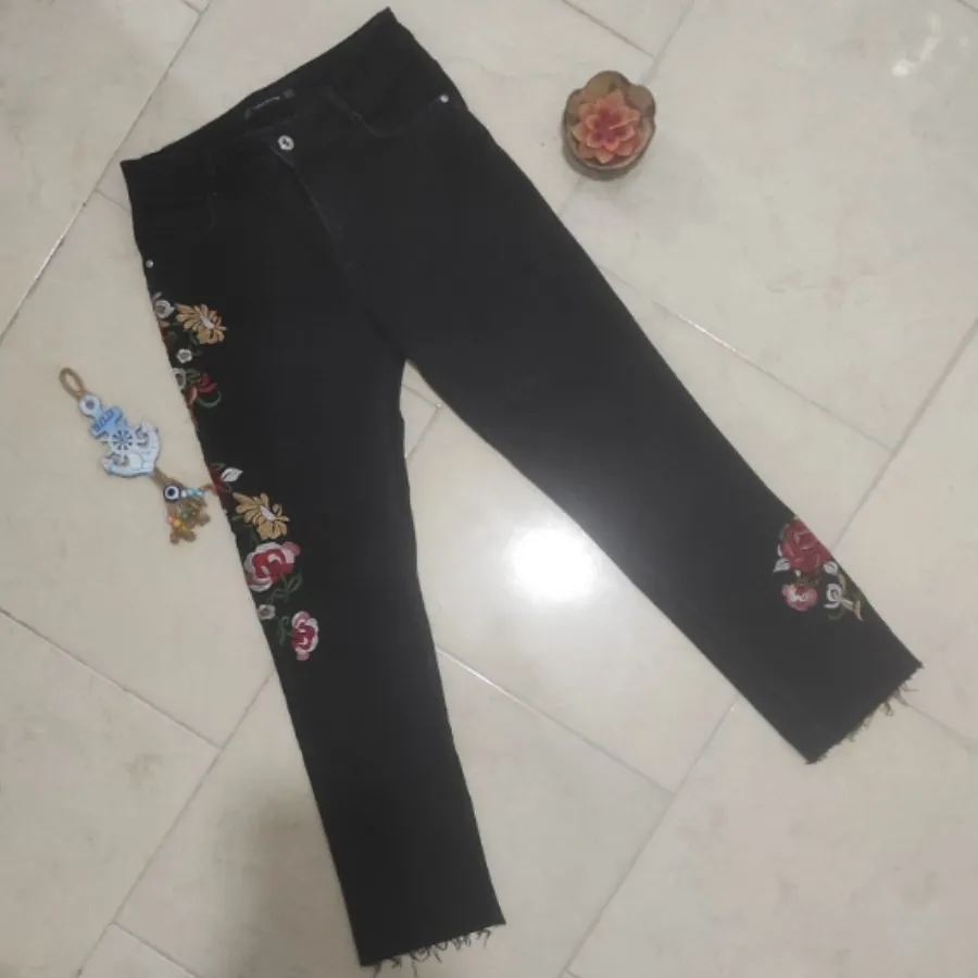 شلوار جین پاچه ریش