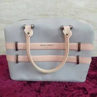 کیف طوسی گل‌بهی