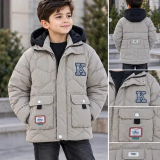 کاپشن کلاه دار  اسپرت