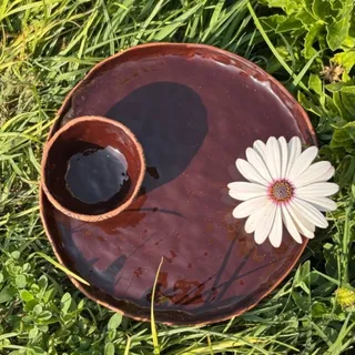 مزه خوری سفالی دست ساز