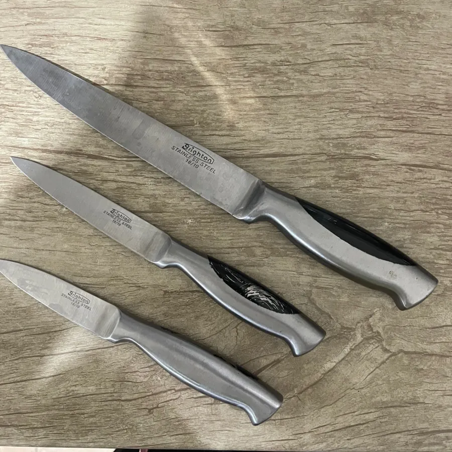 سه عدد چاقو استیل