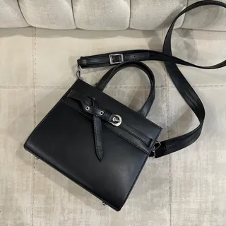 کیف چرم مشکی روزمره