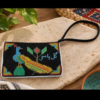 کیف سکه منجوق دوزی آنتیک