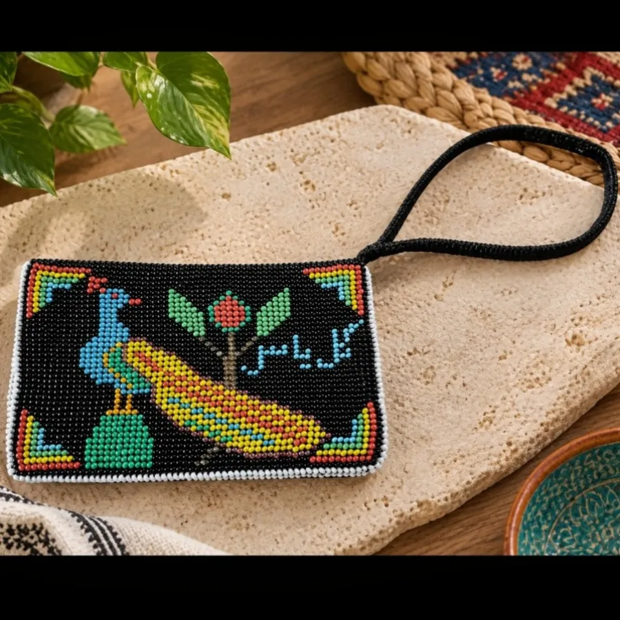 کیف سکه منجوق دوزی آنتیک