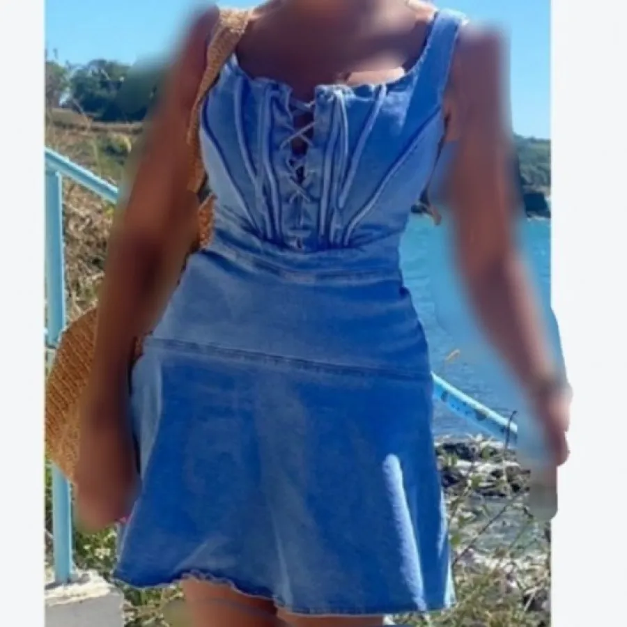 پیراهن جین عروسکی