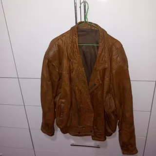 کاپشن چرم اصل