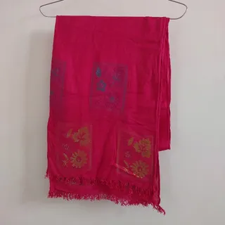 شال ابریشم صورتی