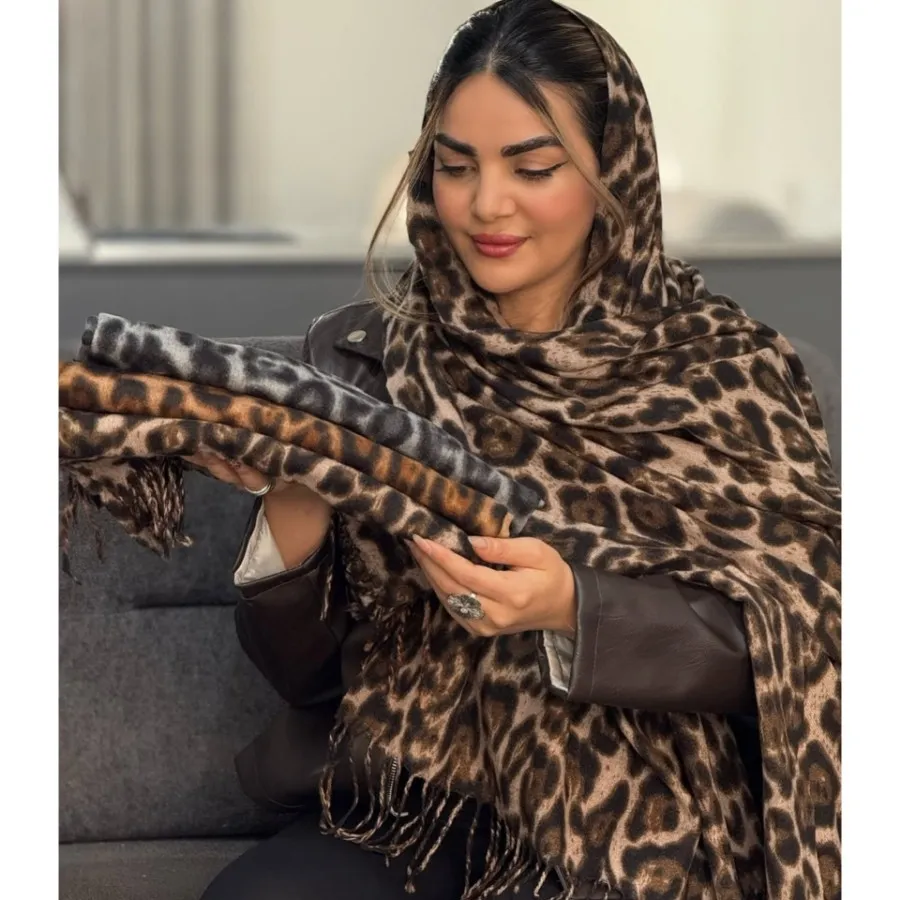 شال موهر پلنگی وارداتی