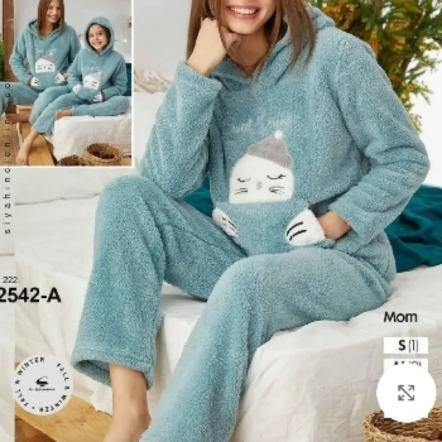 بلوز شلوار گرم سیاه اینجه