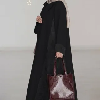 عبا مشکی بغل ژاکار