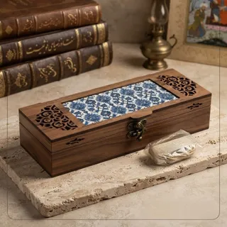 جعبه دمنوش طرح کاشی