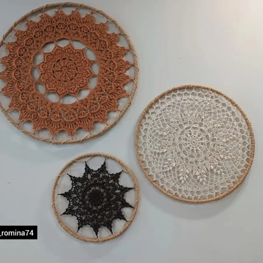دیوارکوب مکرومه