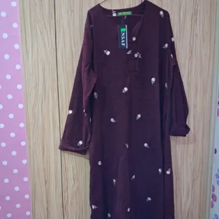 مانتو مخمل کبریتی