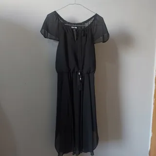 پیراهن حریر مشکی vero mod